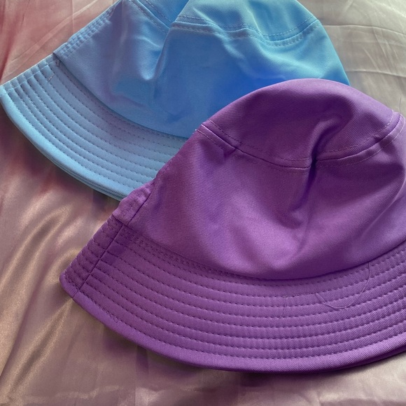 Accessories - Purple and Blue pastel bucket hats